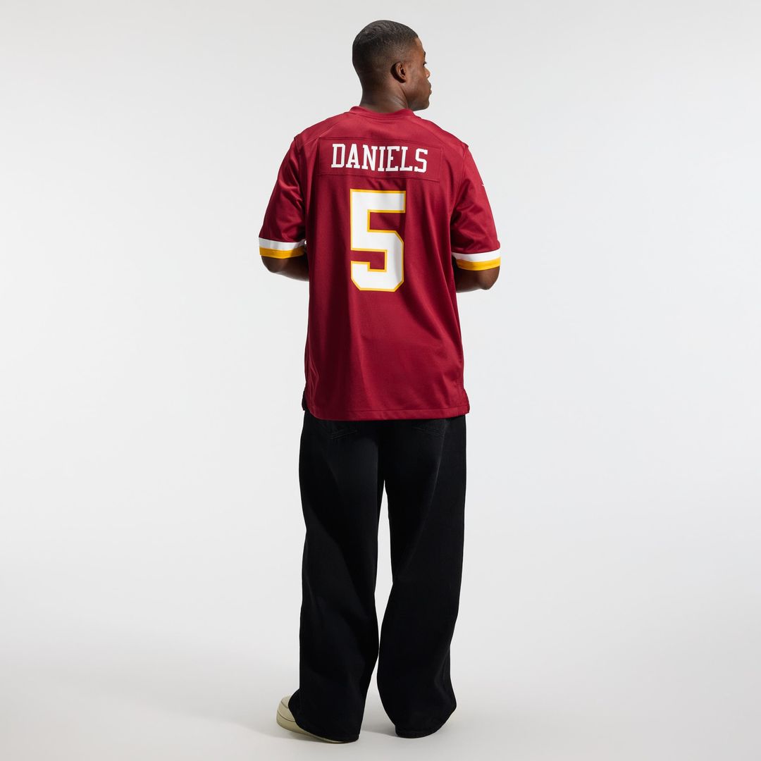 Washington Commanders Jayden Daniels Burgundy Game Jersey product image 19, provided for visual reference and product detail