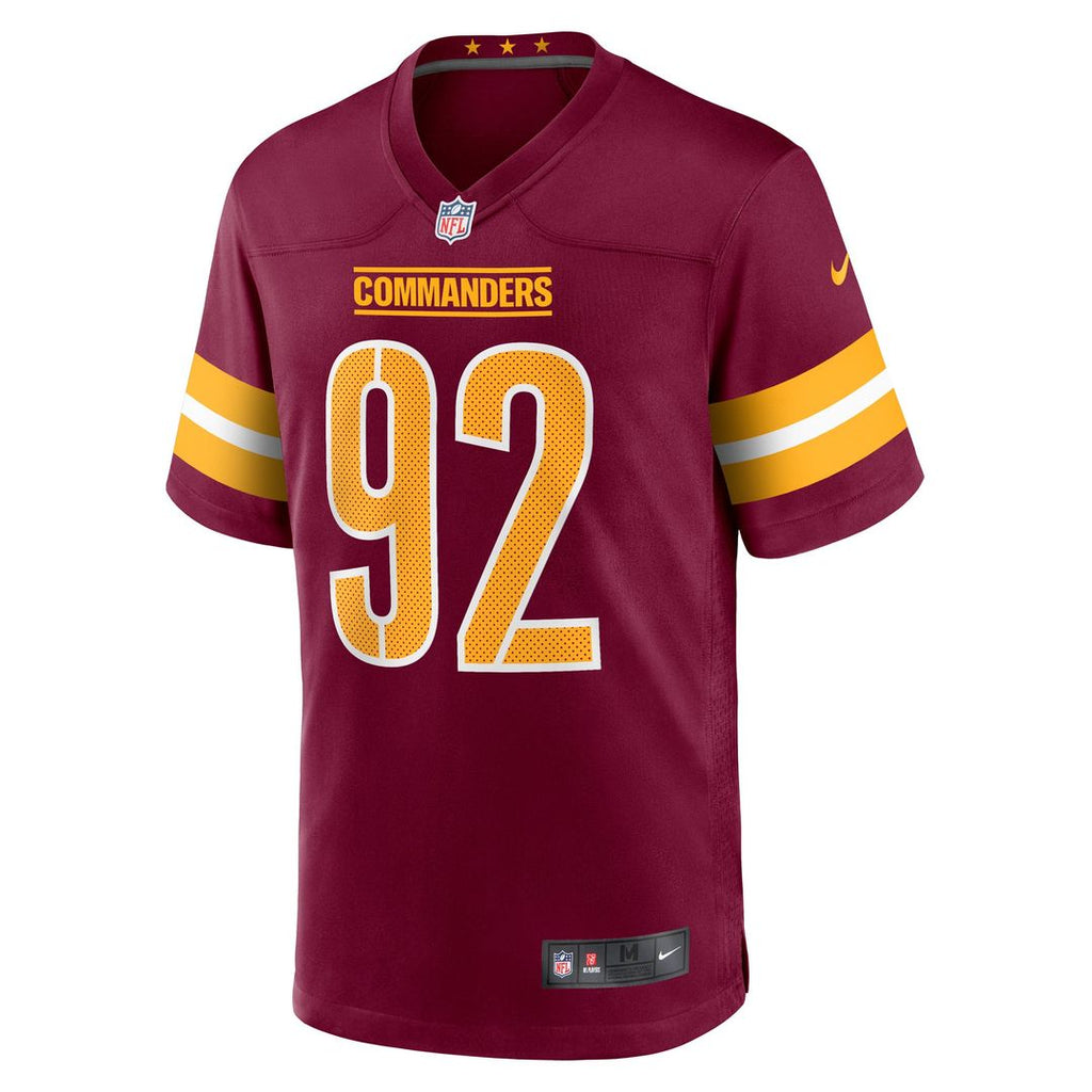 Washington Commanders Dorance Armstrong Burgundy Game Jersey product image 2, provided for visual reference and product