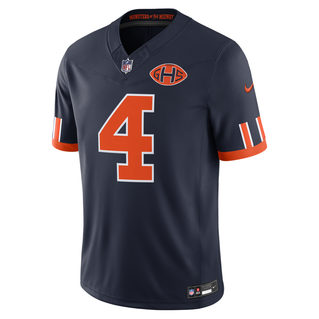 Chicago Bears D'Andre Swift Navy 2026 Rivalries Collection Game Jersey product image 4, provided for visual reference and
