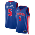 Ron Holland II Detroit Pistons 2024 Swingman Icon Jersey - Blue - Unisex product image 1, provided for visual reference and