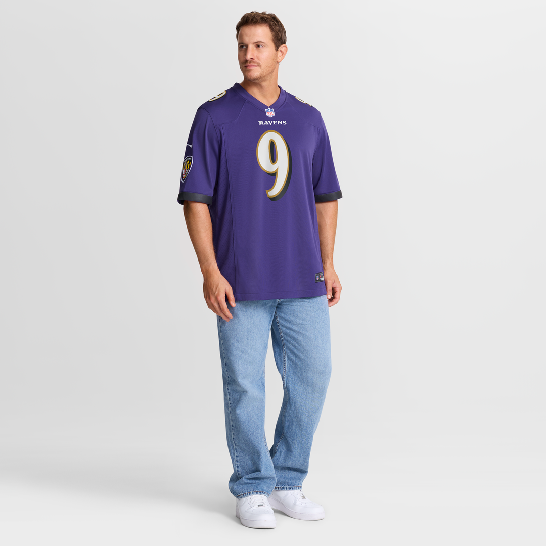 Baltimore Ravens Steve McNair Purple Game Retired Player Jersey product image 7, provided for visual reference and product