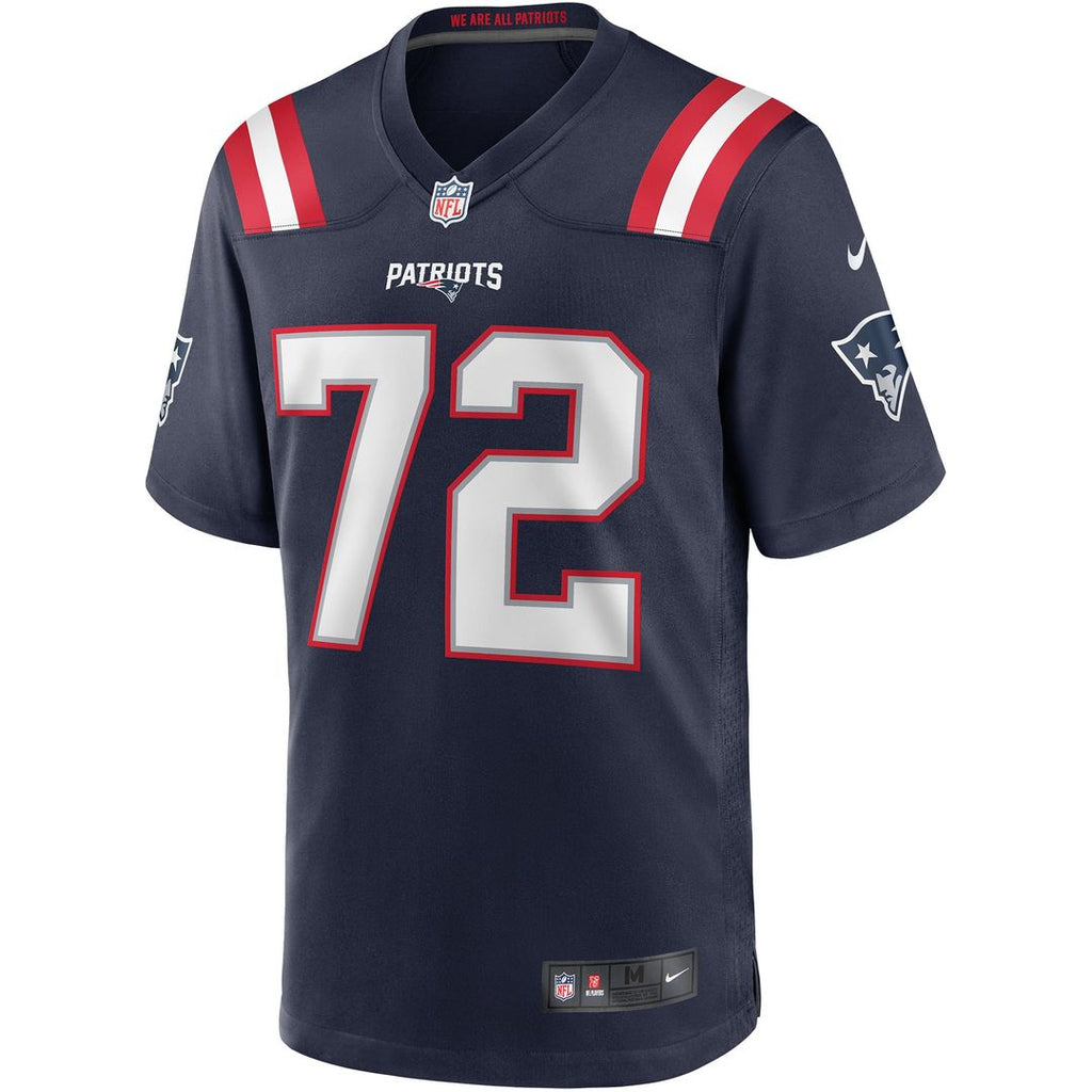 New England Patriots Matt Light Navy Game Retired Player Jersey product image 2, provided for visual reference and product