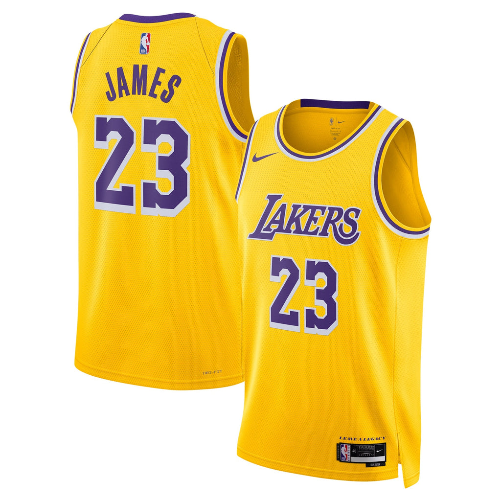 Los Angeles Lakers Icon Swingman Jersey - Lebron James - Unisex product image 2, provided for visual reference and product