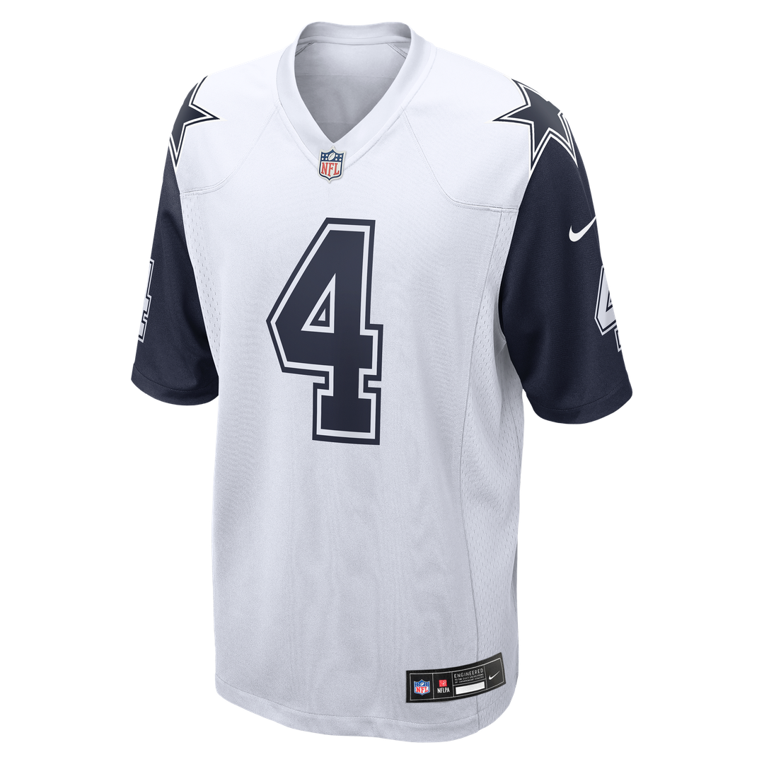 Dallas Cowboys Dak Prescott Navy Alternate Game Team Jersey product image 18, provided for visual reference and product