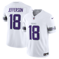 Minnesota Vikings Justin Jefferson White Alternate Vapor F.U.S.E. Stitched Limited Jersey product image 1, provided for