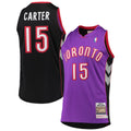 Toronto Raptors Vince Carter Mitchell & Ness Purple 1999/2000 Hardwood Classics Authentic Jersey for Men product image 1,