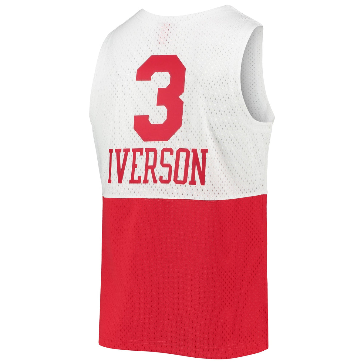 Philadelphia 76ers Allen Iverson Mitchell & Ness White 2003/2004 Hardwood Classics Swingman Jersey for Men product image 4,