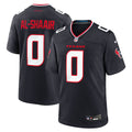 Houston Texans Azeez Al-Shaair Navy Team Game Jersey product image 1, provided for visual reference and product detail review