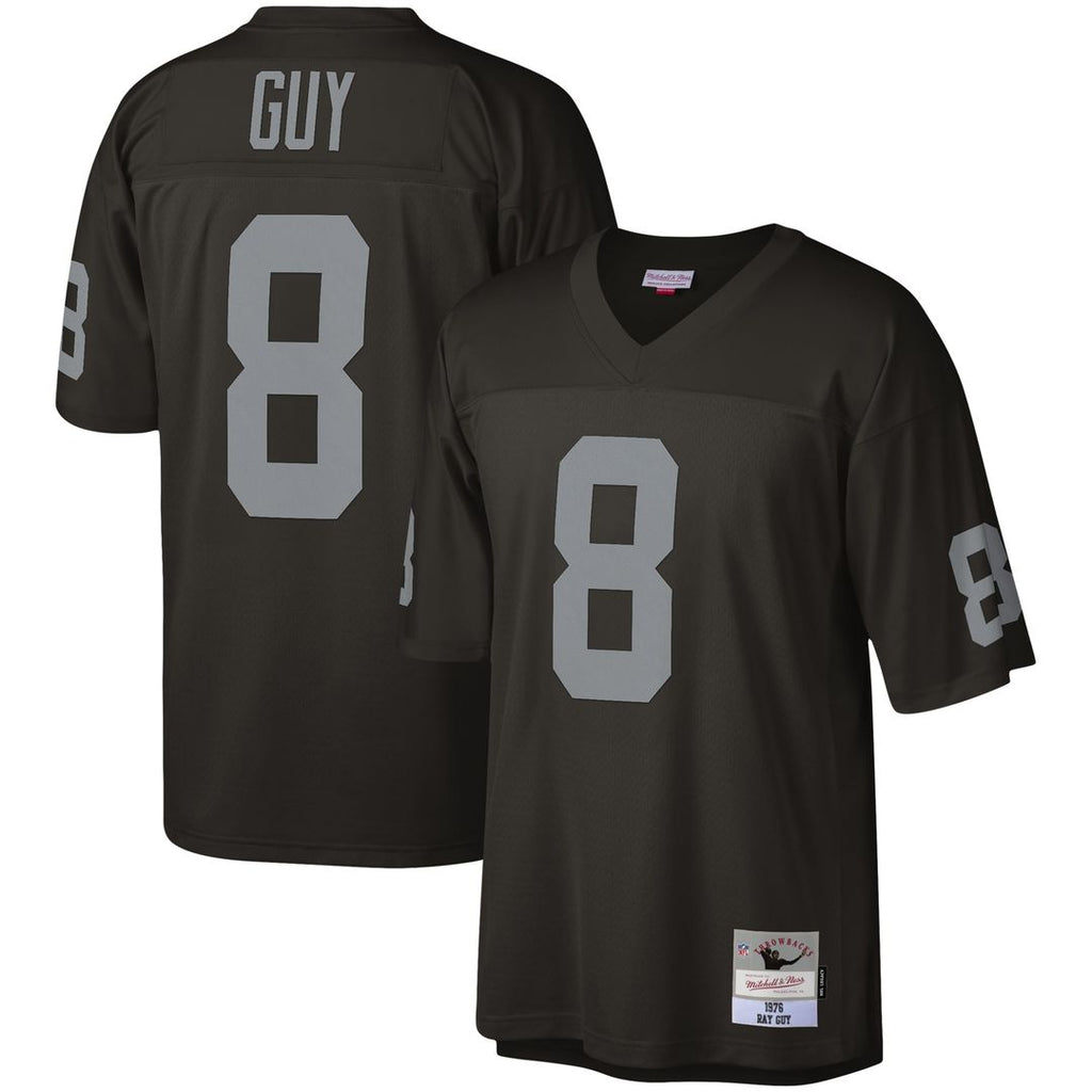 Las Vegas Raiders Ray Guy Black Legacy Replica Jersey product image 1, provided for visual reference and product detail