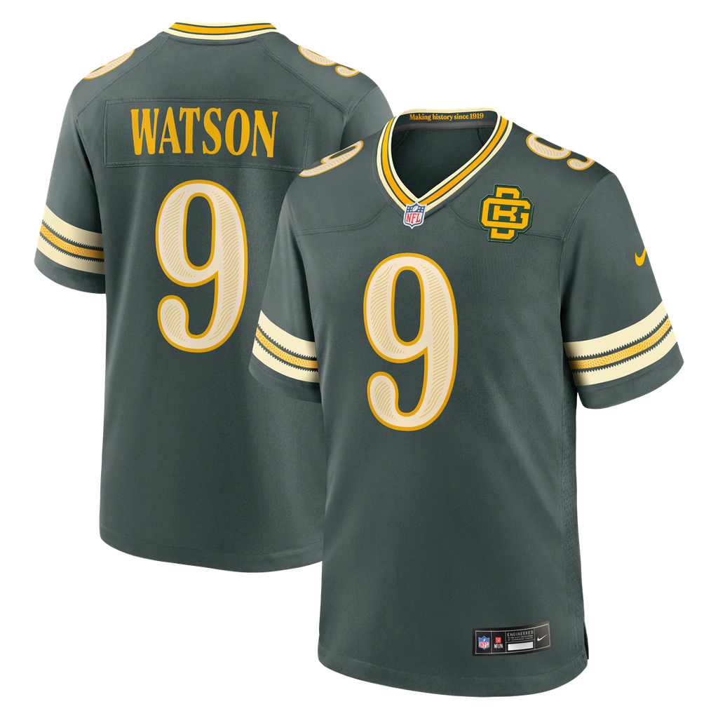 Green Bay Packers Christian Watson Green 2026 Rivalries Collection Game Jersey product image 1, provided for visual