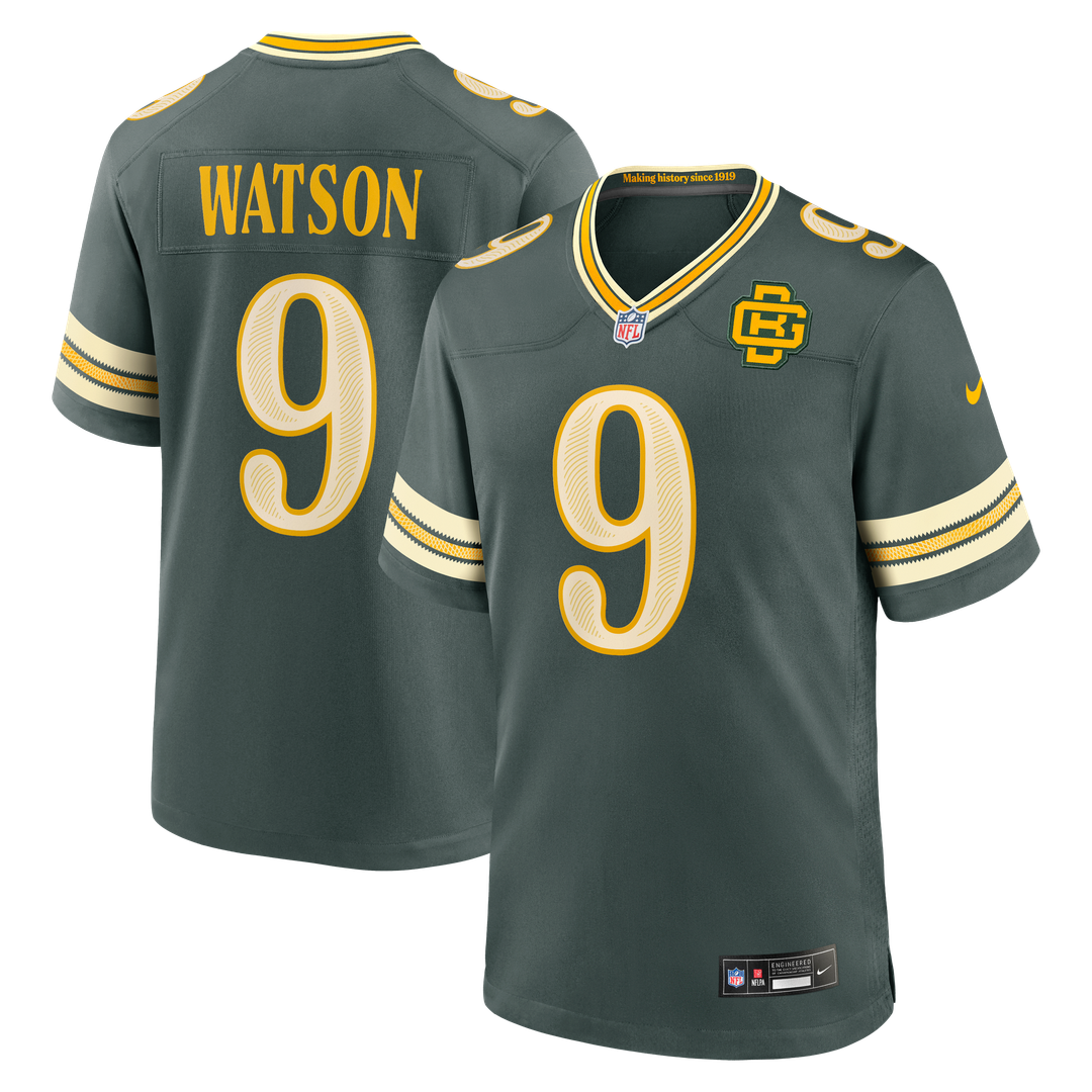 Green Bay Packers Christian Watson Green 2026 Rivalries Collection Game Jersey product image 1, provided for visual