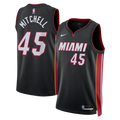 Davion Mitchell Miami Heat Icon Edition Swingman Jersey - Black - Unisex product image 1, provided for visual reference and