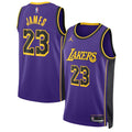 Los Angeles Lakers Jordan Brand Statement Edition Swingman Jersey - Lebron James - Unisex product image 1, provided for