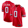 Buffalo Bills Keon Coleman Red Alternate Game Jersey product image 1, provided for visual reference and product detail review