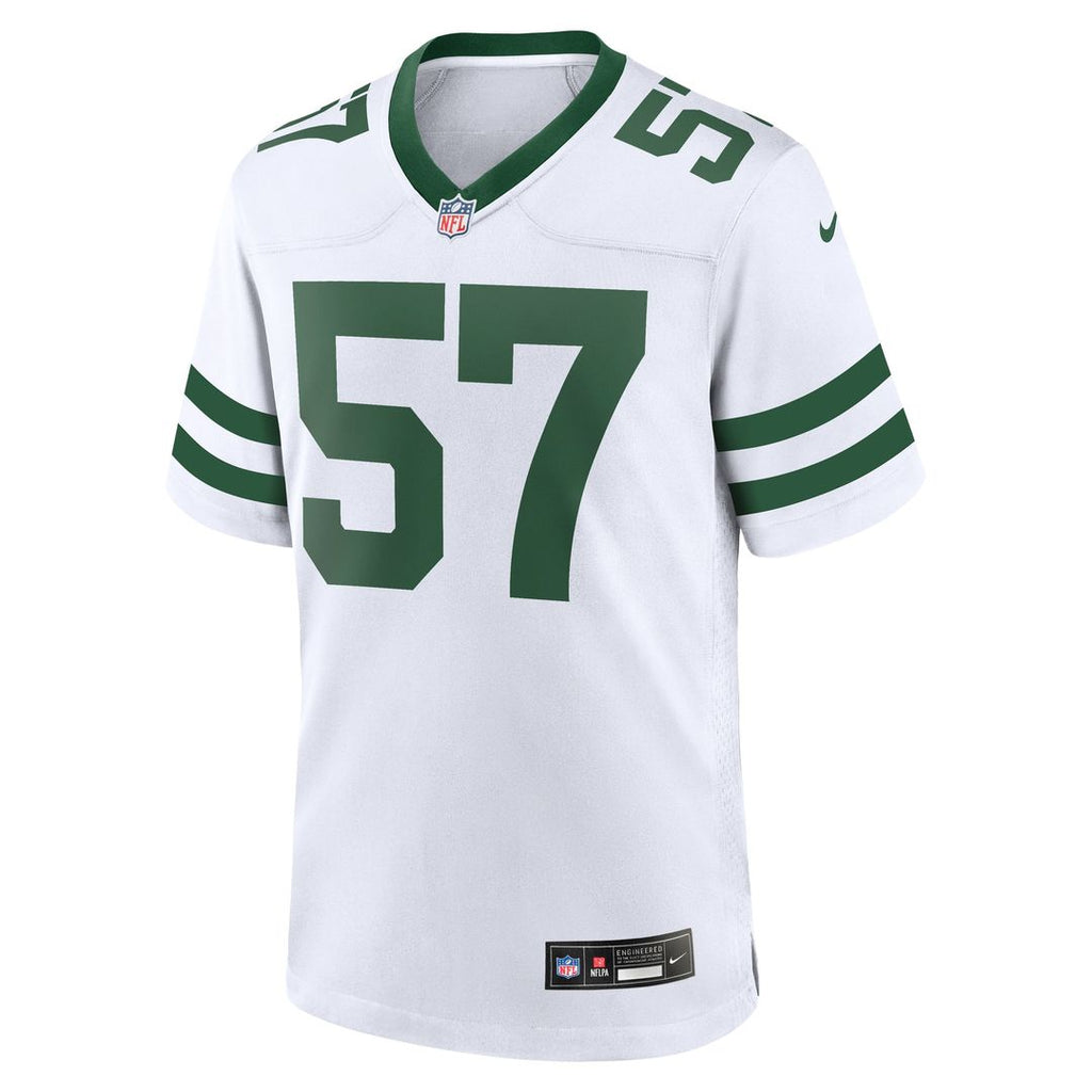 New York Jets C.J. Mosley Legacy White Game Jersey product image 5, provided for visual reference and product detail review