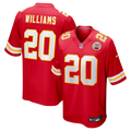 Kansas City Chiefs Nohl Williams Red Team Game Jersey product image 1, provided for visual reference and product detail