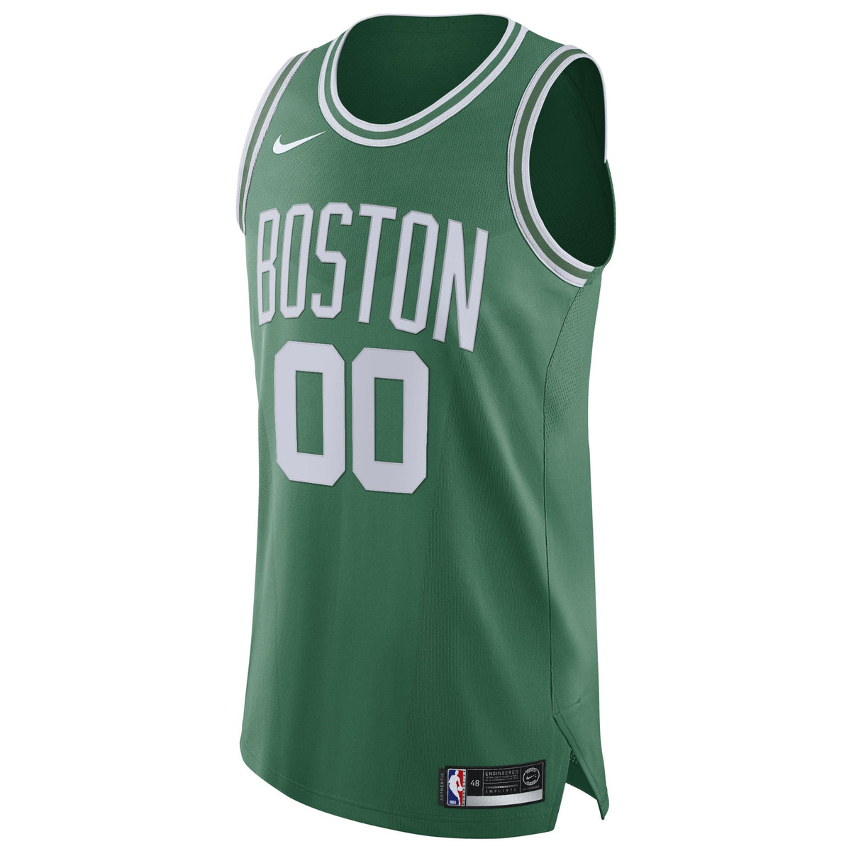 Boston Celtics Nike Green 2020/21 Authentic Custom Jersey - Icon Edition for Men product image 3, provided for visual