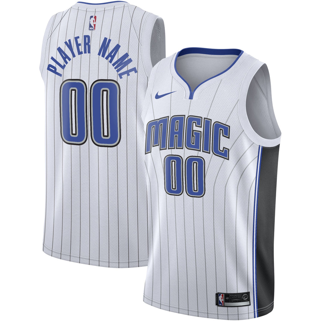 Orlando Magic Nike White 2020/21 Swingman Custom Jersey - Association Edition for Men product image 2, provided for visual