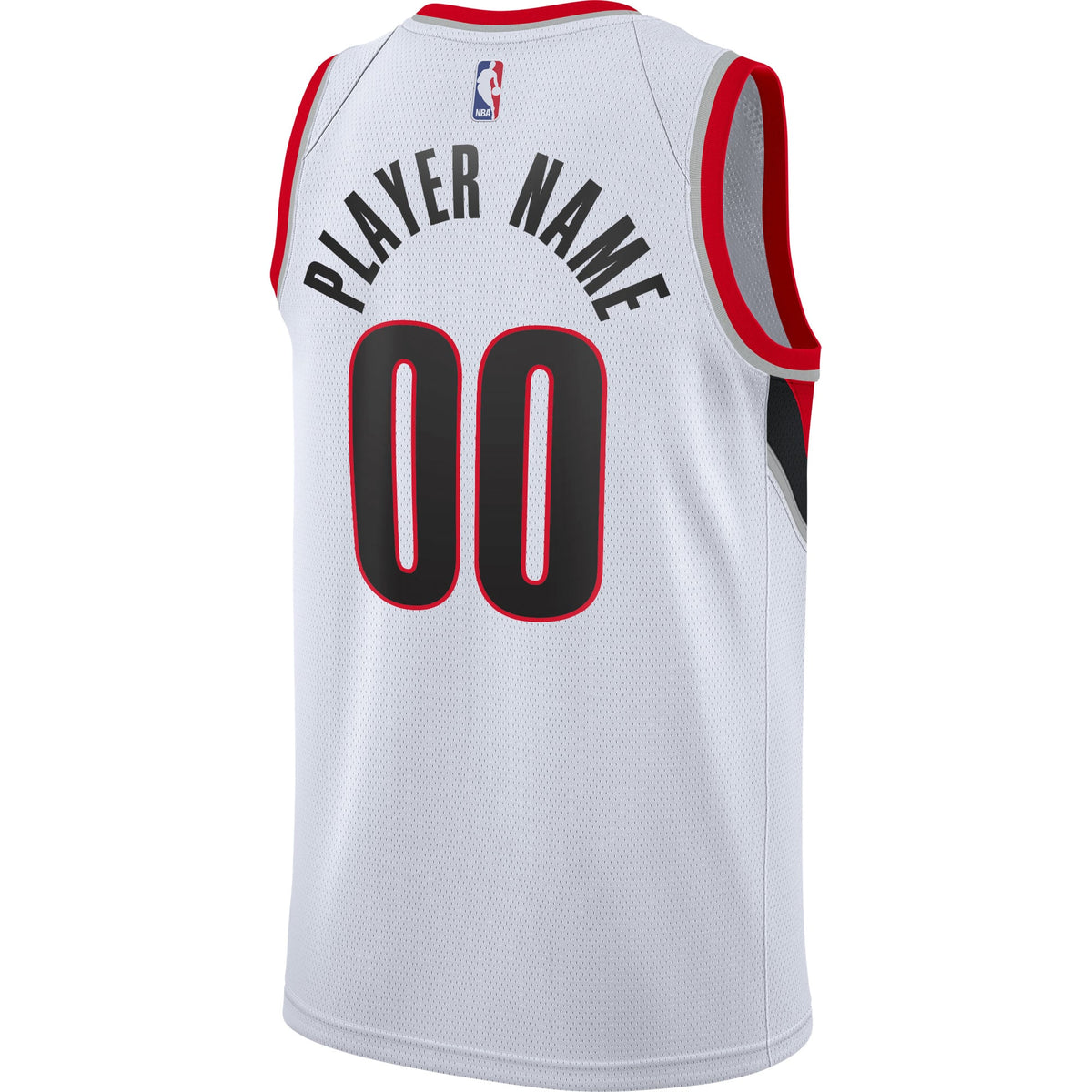 Portland Trail Blazers Nike White 2020/21 Swingman Custom Jersey - Association Edition for Men product image 4, provided for
