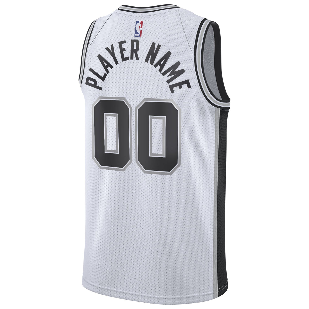 San Antonio Spurs Nike White 2020/21 Swingman Custom Jersey - Association Edition for Men product image 4, provided for