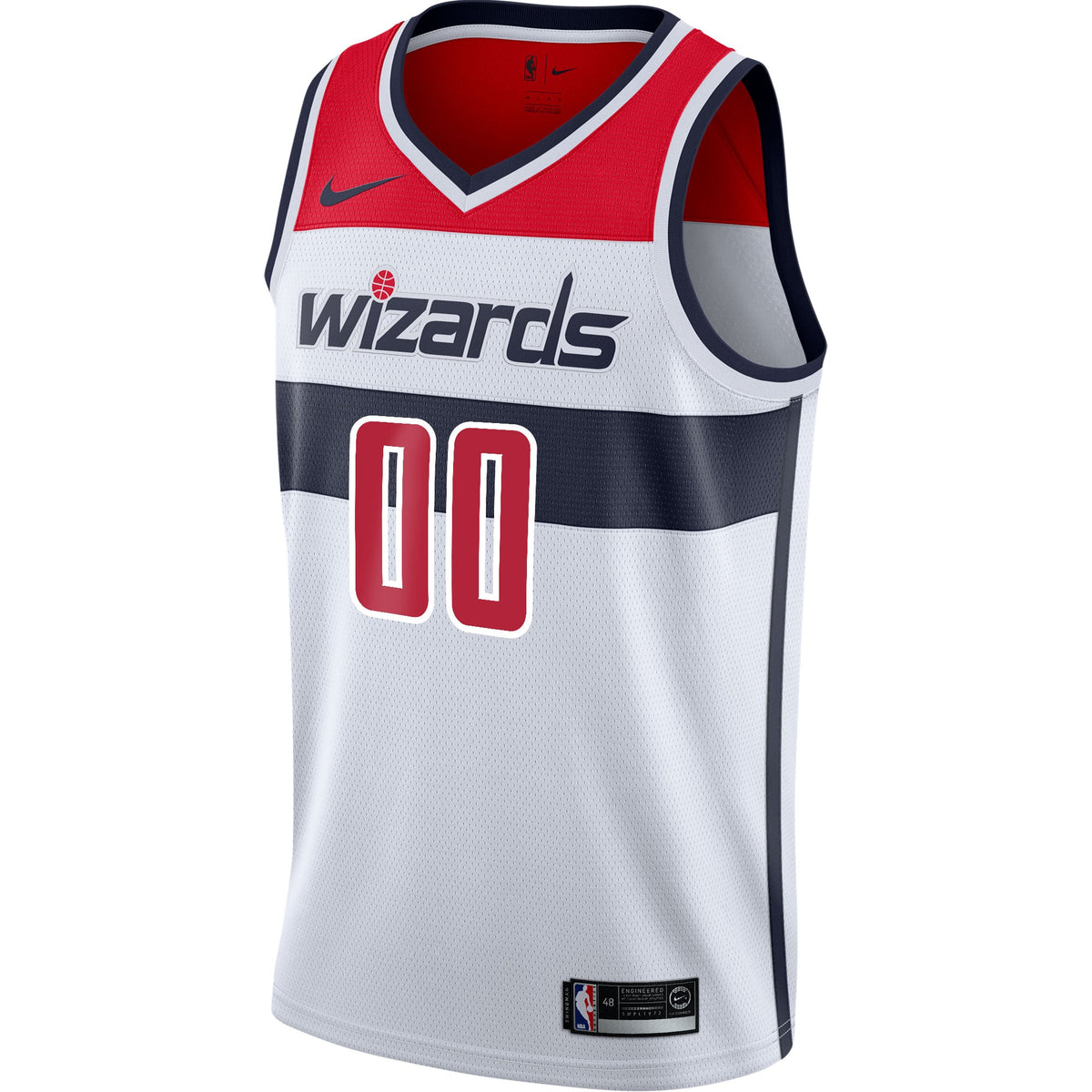 Washington Wizards Nike White 2020/21 Swingman Custom Jersey - Association Edition for Men product image 3, provided for