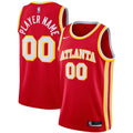 Atlanta Hawks Nike Red 2020/21 Swingman Custom Jersey - Icon Edition for Men product image 1, provided for visual reference