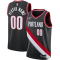 Portland Trail Blazers Nike Black 2020/21 Swingman Custom Jersey - Icon Edition for Men product image 1, provided for visual