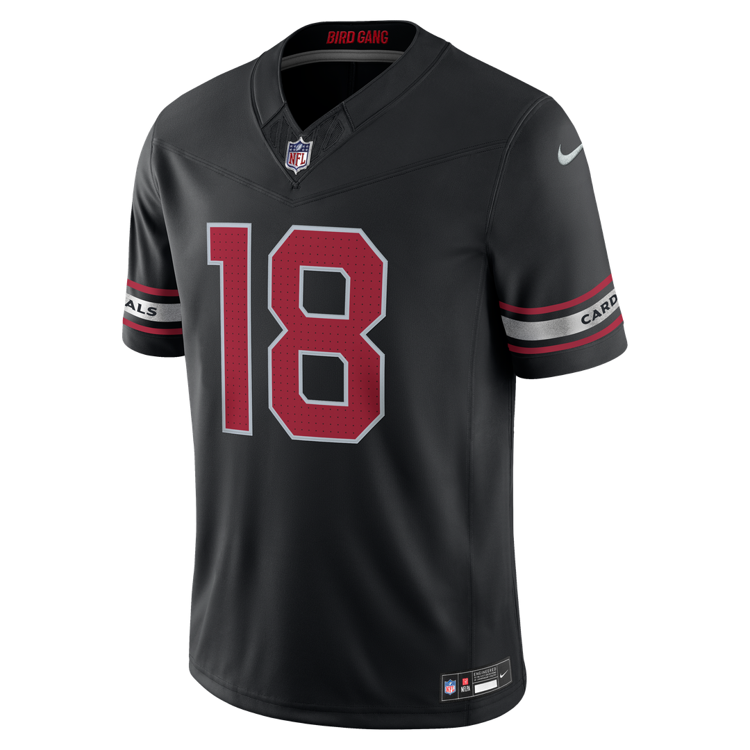 Arizona Cardinals Marvin Harrison Jr. Black Alternate Vapor F.U.S.E. Stitched Limited Jersey product image 5, provided for