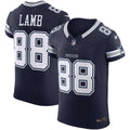 Dallas Cowboys CeeDee Lamb Navy Team Vapor F.U.S.E. Elite Jersey product image 1, provided for visual reference and product