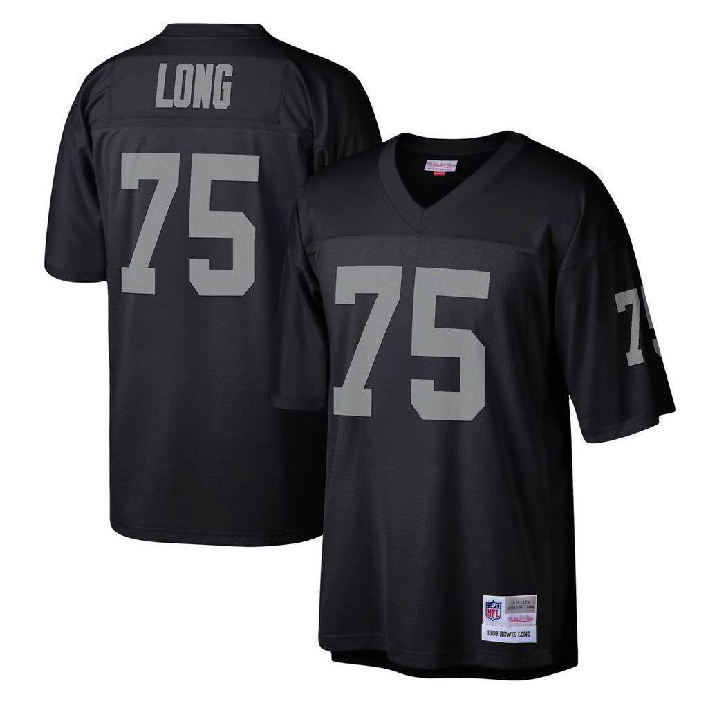 Las Vegas Raiders Howie Long Black Legacy Replica Jersey product image 1, provided for visual reference and product detail