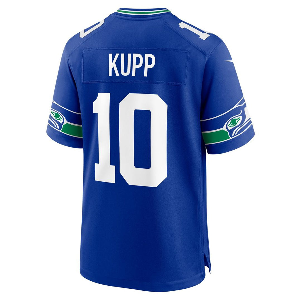 Seattle Seahawks Cooper Kupp Royal Alternate Game Jersey product image 6, provided for visual reference and product detail