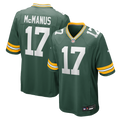 Green Bay Packers Brandon McManus Green Team Game Jersey product image 1, provided for visual reference and product detail