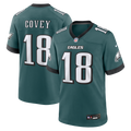 Philadelphia Eagles Britain Covey Midnight Green Team Game Jersey product image 1, provided for visual reference and product