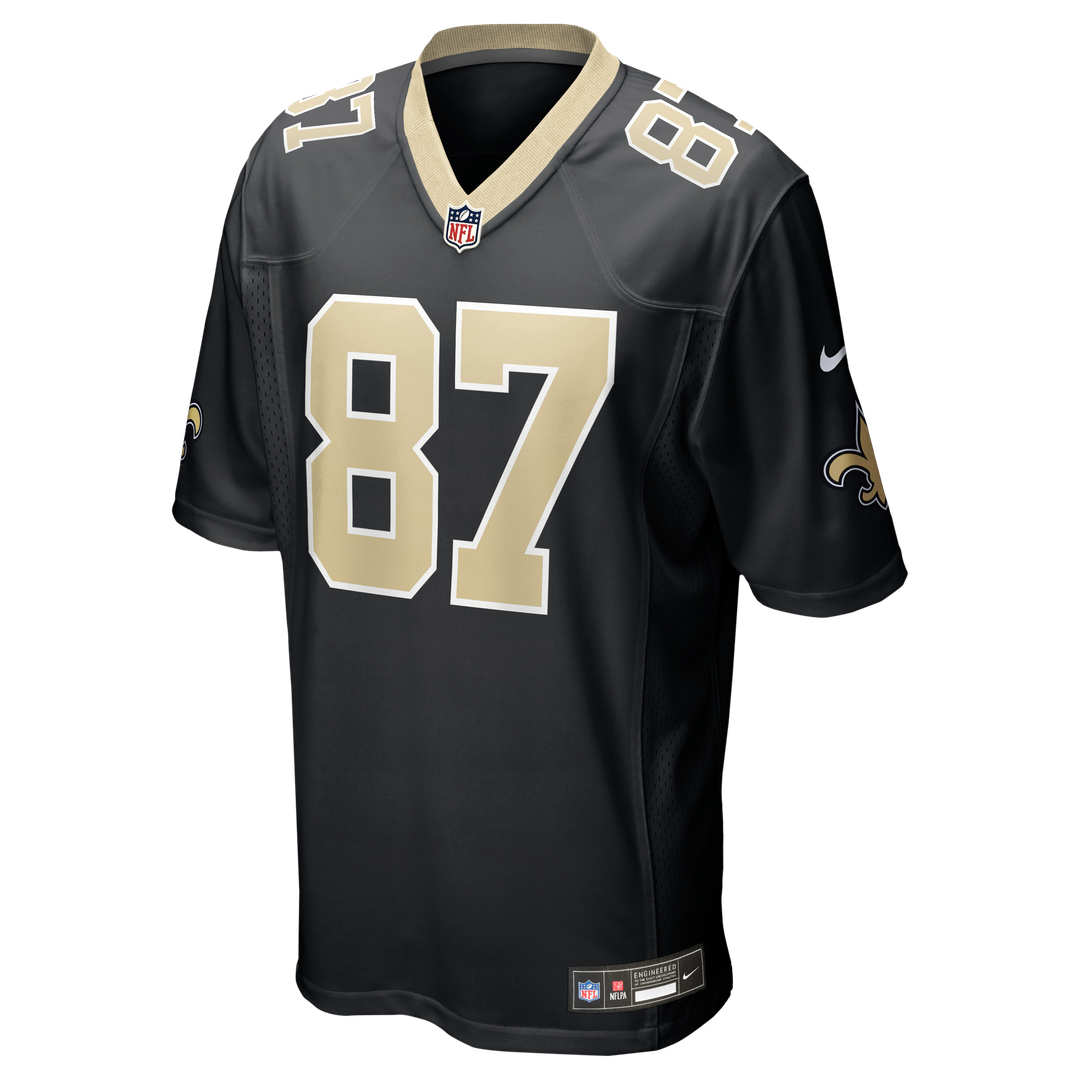 New Orleans Saints Joe Horn Black Game Retired Player Jersey product image 2, provided for visual reference and product