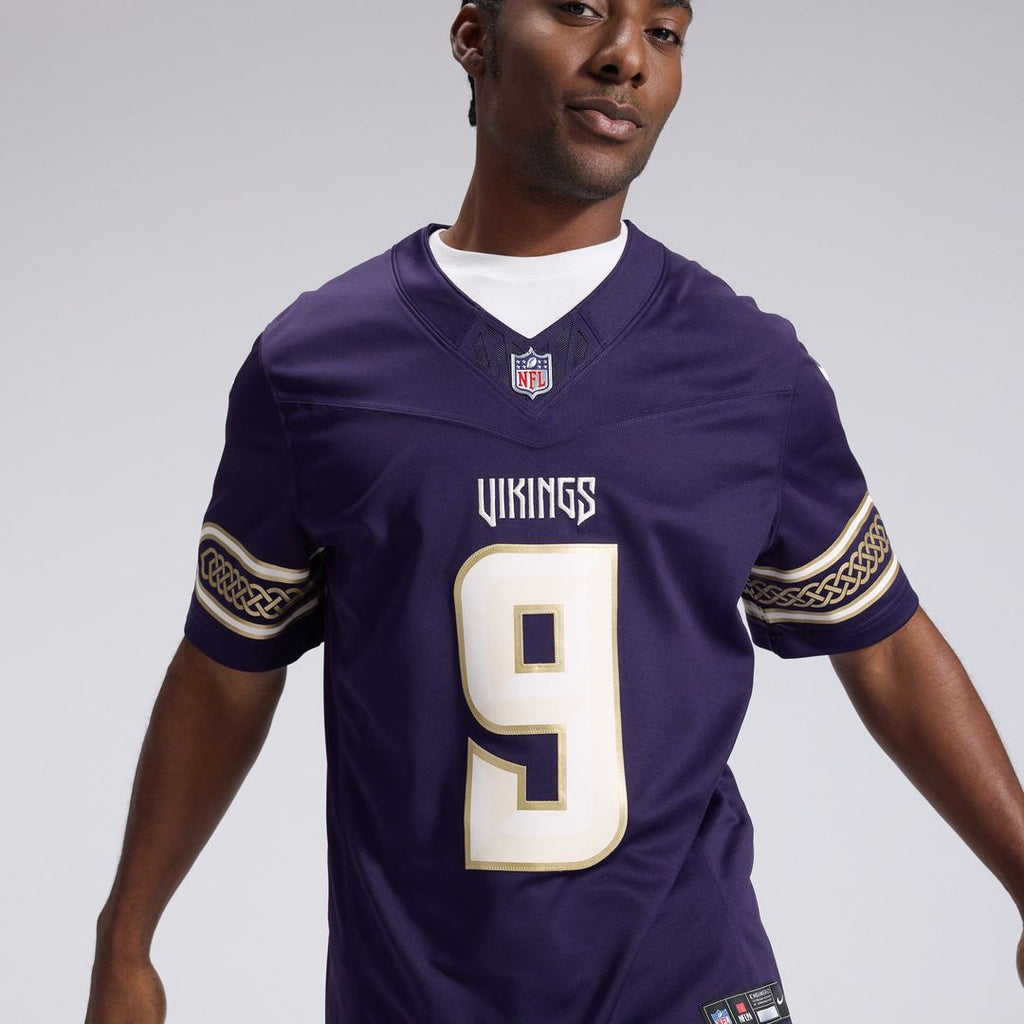 Minnesota Vikings J.J. McCarthy Purple 2026 Rivalries Collection Stitched Limited Jersey product image 9, provided for