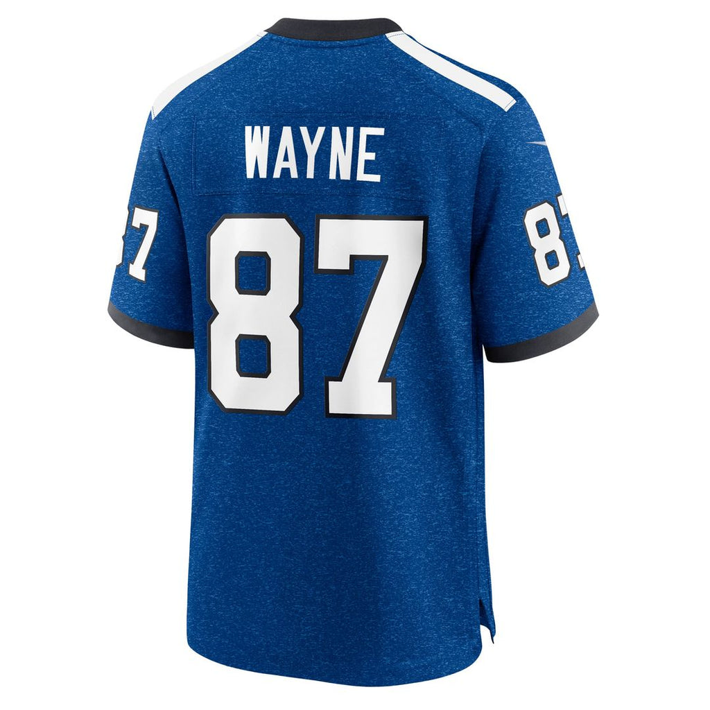 Indianapolis Colts Reggie Wayne Blue Retired Player Alternate Game Jersey product image 3, provided for visual reference and