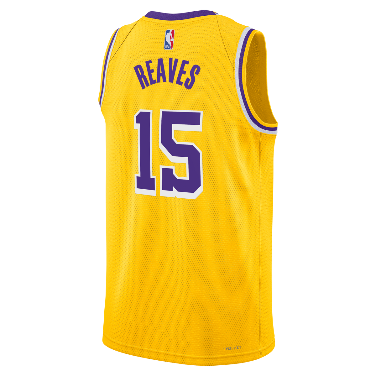 Austin Reaves Los Angeles Lakers Icon Edition Swingman Jersey - Gold - Unisex product image 4, provided for visual reference