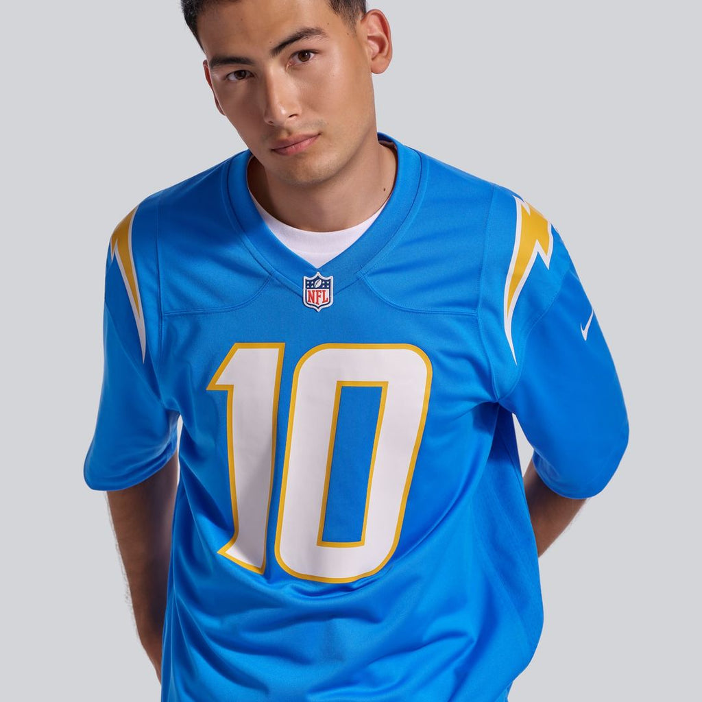 Los Angeles Chargers Justin Herbert Powder Blue Player Game Jersey product image 22, provided for visual reference and