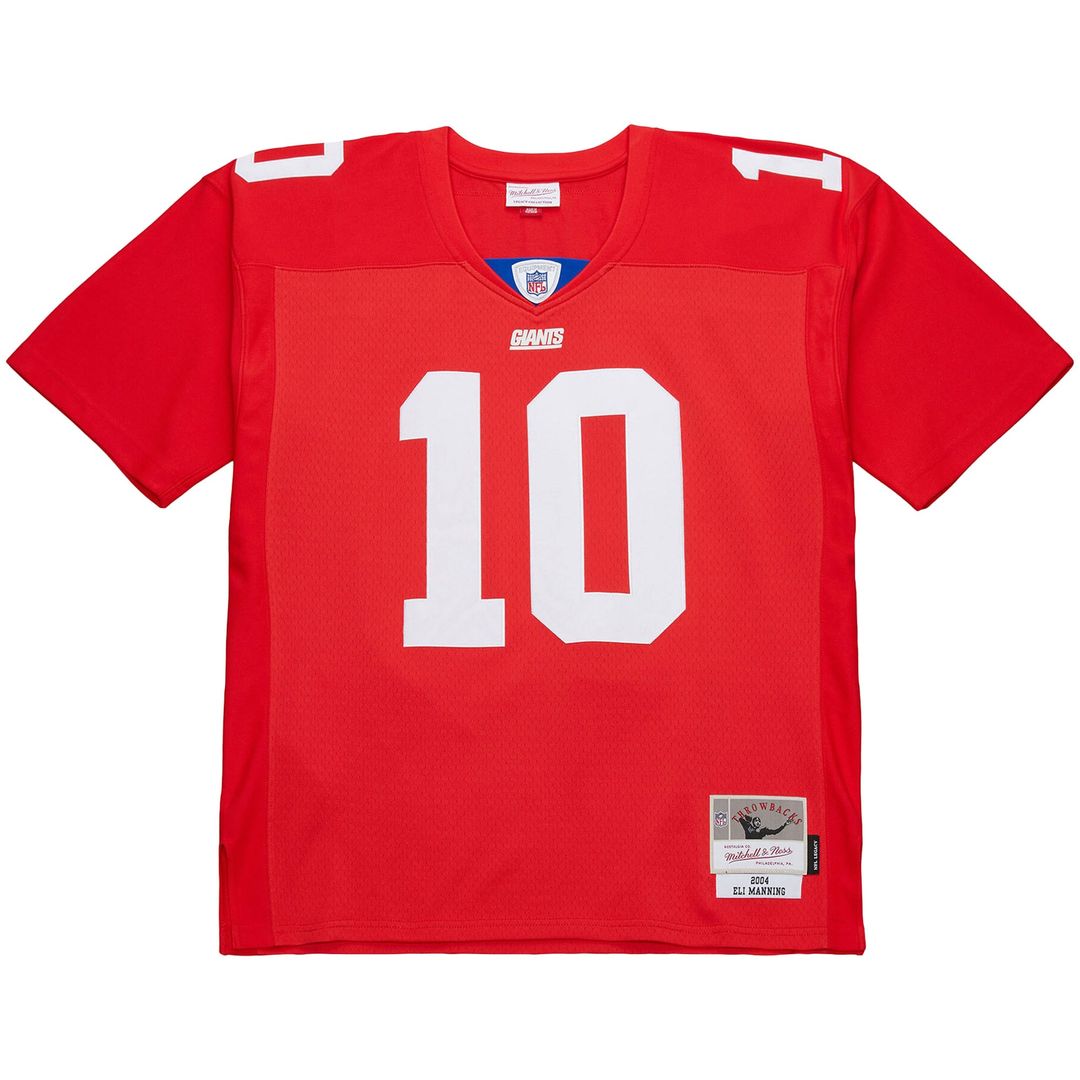 New York Giants Eli Manning Red 2004 Team Legacy Retired Player Big & Tall Jersey product image 2, provided for visual