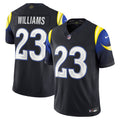 Los Angeles Rams Kyren Williams Dark Blue Rivalries Collection Stitched Limited Jersey product image 1, provided for visual