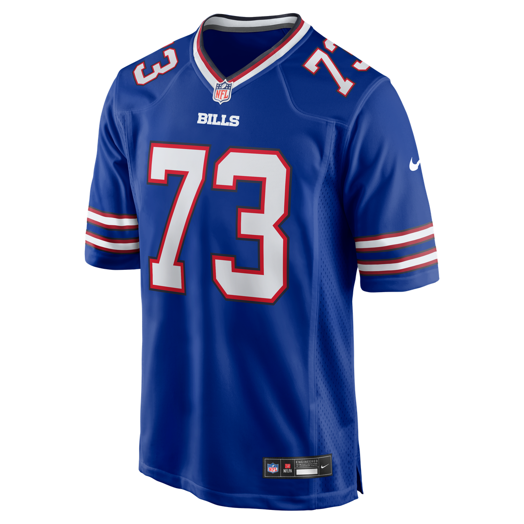Buffalo Bills Dion Dawkins Gray Nickel City Game Jersey product image 8, provided for visual reference and product detail