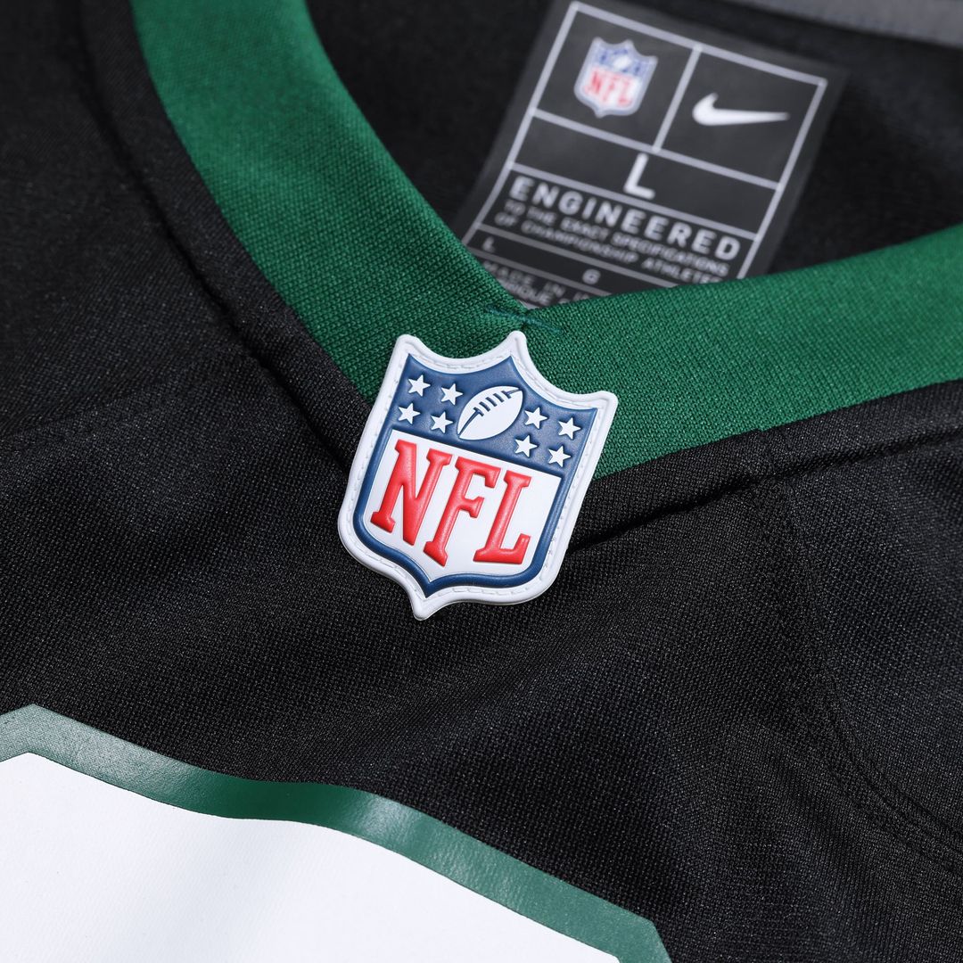 New York Jets Will McDonald IV Legacy Black Alternate Game Jersey product image 10, provided for visual reference and