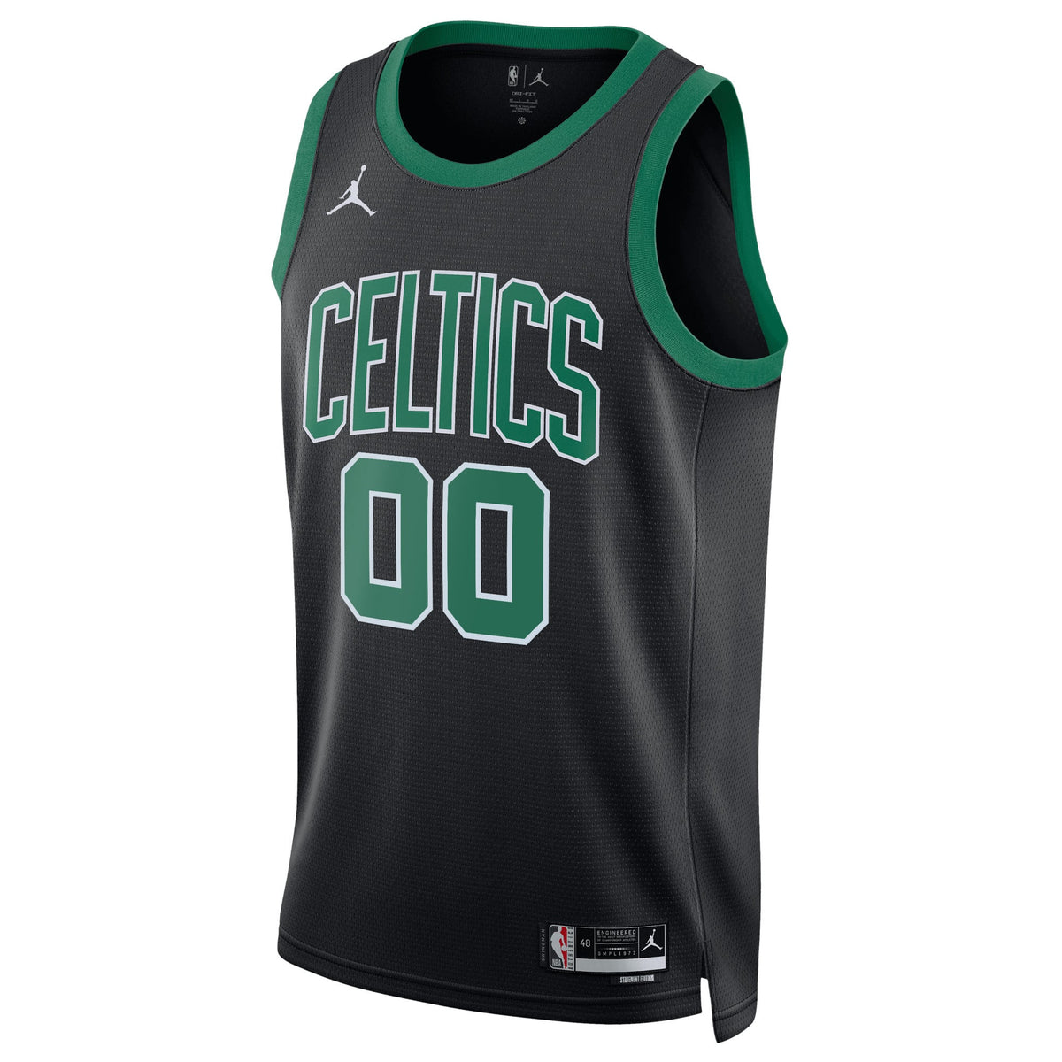 Unisex Boston Celtics Jordan Brand Black 2022/23 Swingman Custom Jersey - Statement Edition product image 3, provided for