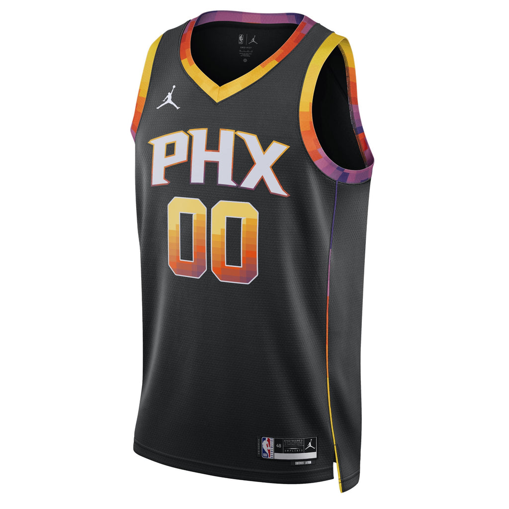 Unisex Phoenix Suns Jordan Brand Black 2022/23 Swingman Custom Jersey - Statement Edition product image 3, provided for
