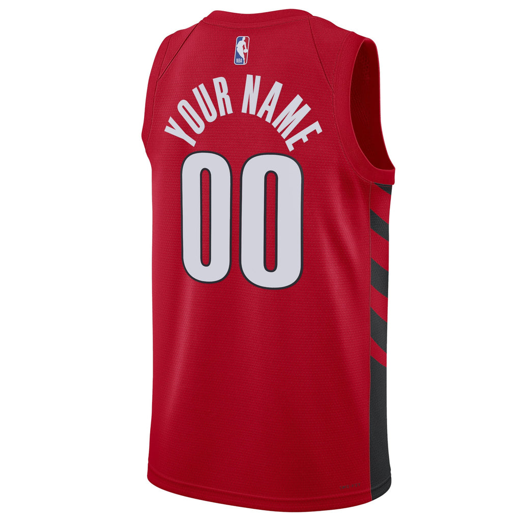 Unisex Portland Trail Blazers Jordan Brand Red 2022/23 Swingman Custom Jersey - Statement Edition product image 4, provided