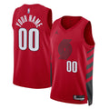 Unisex Portland Trail Blazers Jordan Brand Red 2022/23 Swingman Custom Jersey - Statement Edition product image 1, provided