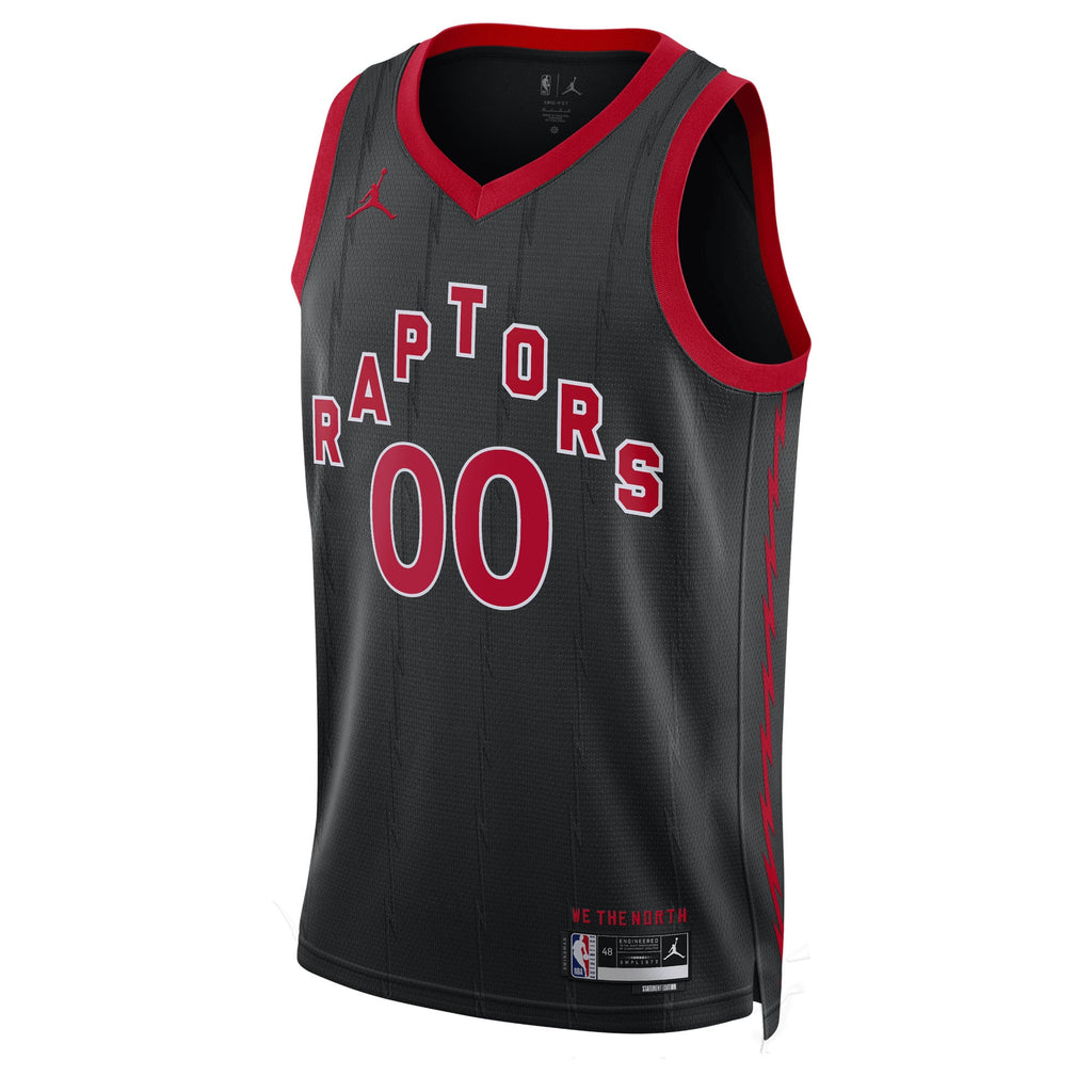 Unisex Toronto Raptors Jordan Brand Black 2022/23 Swingman Custom Jersey - Statement Edition product image 3, provided for