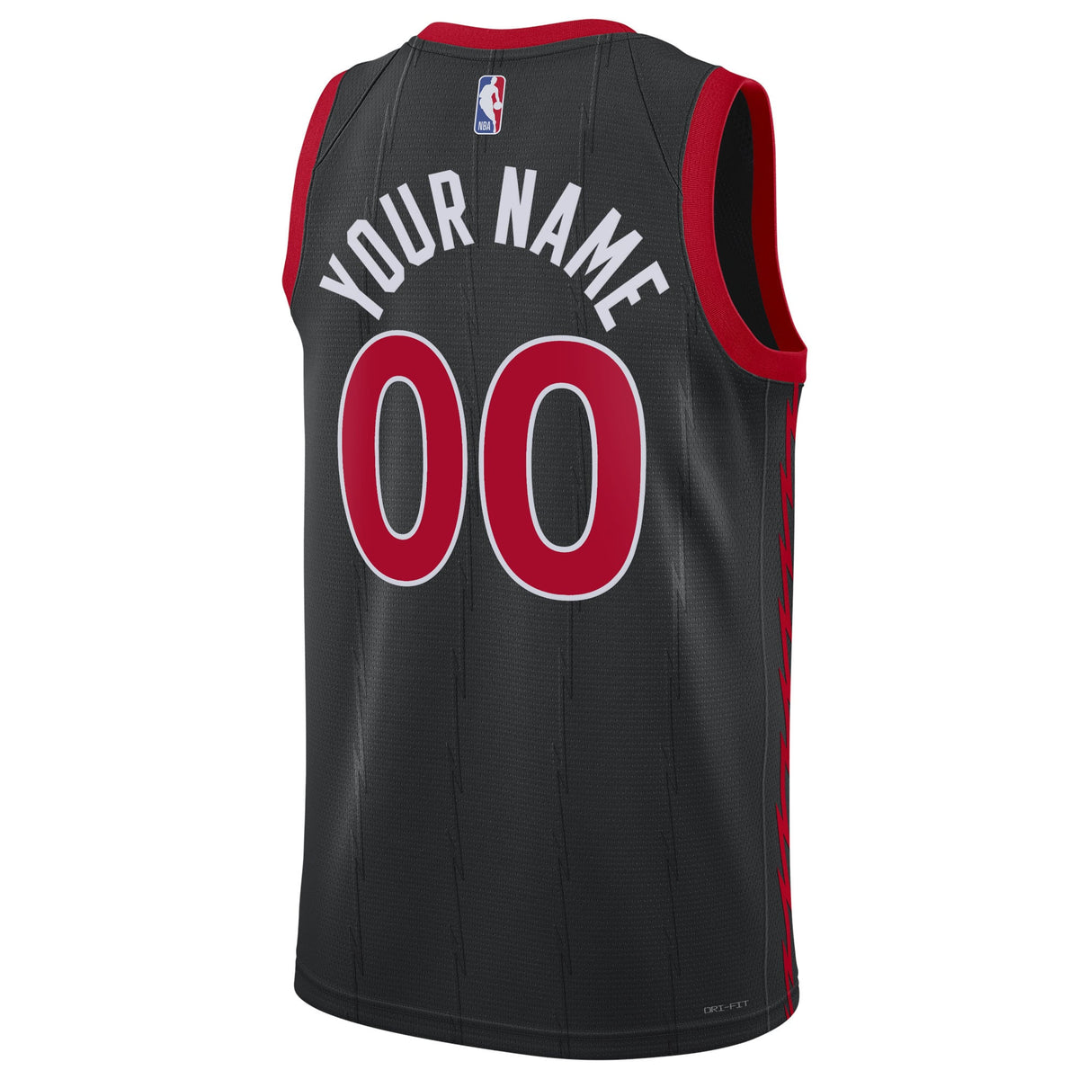 Unisex Toronto Raptors Jordan Brand Black 2022/23 Swingman Custom Jersey - Statement Edition product image 4, provided for