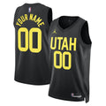 Unisex Utah Jazz Jordan Brand Black 2022/23 Swingman Custom Jersey - Statement Edition product image 1, provided for visual