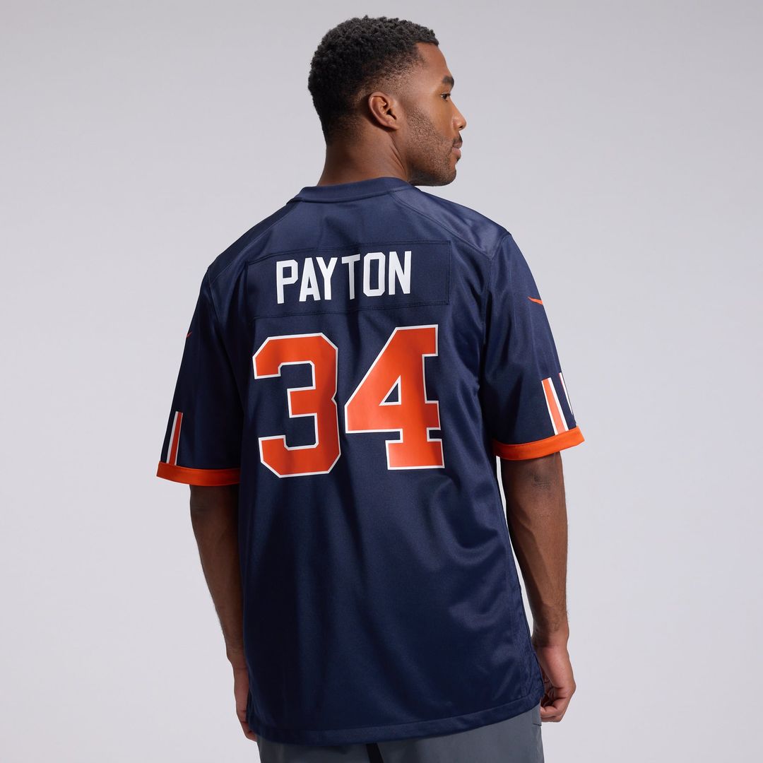 Chicago Bears Walter Payton Navy 2026 Rivalries Collection Game Jersey product image 3, provided for visual reference and